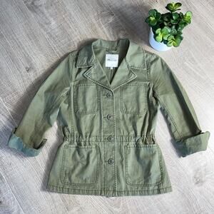 MADEWELL Army Olive Green Utility Military Jacket Women’s Size Small